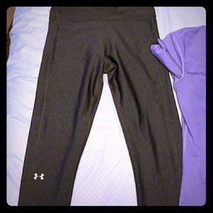 Under Armour leggings and Nike Athletic shirt